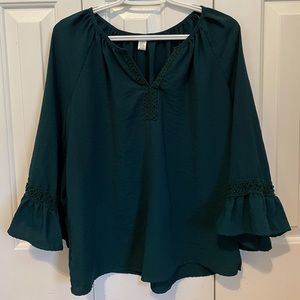 Green Formal Top